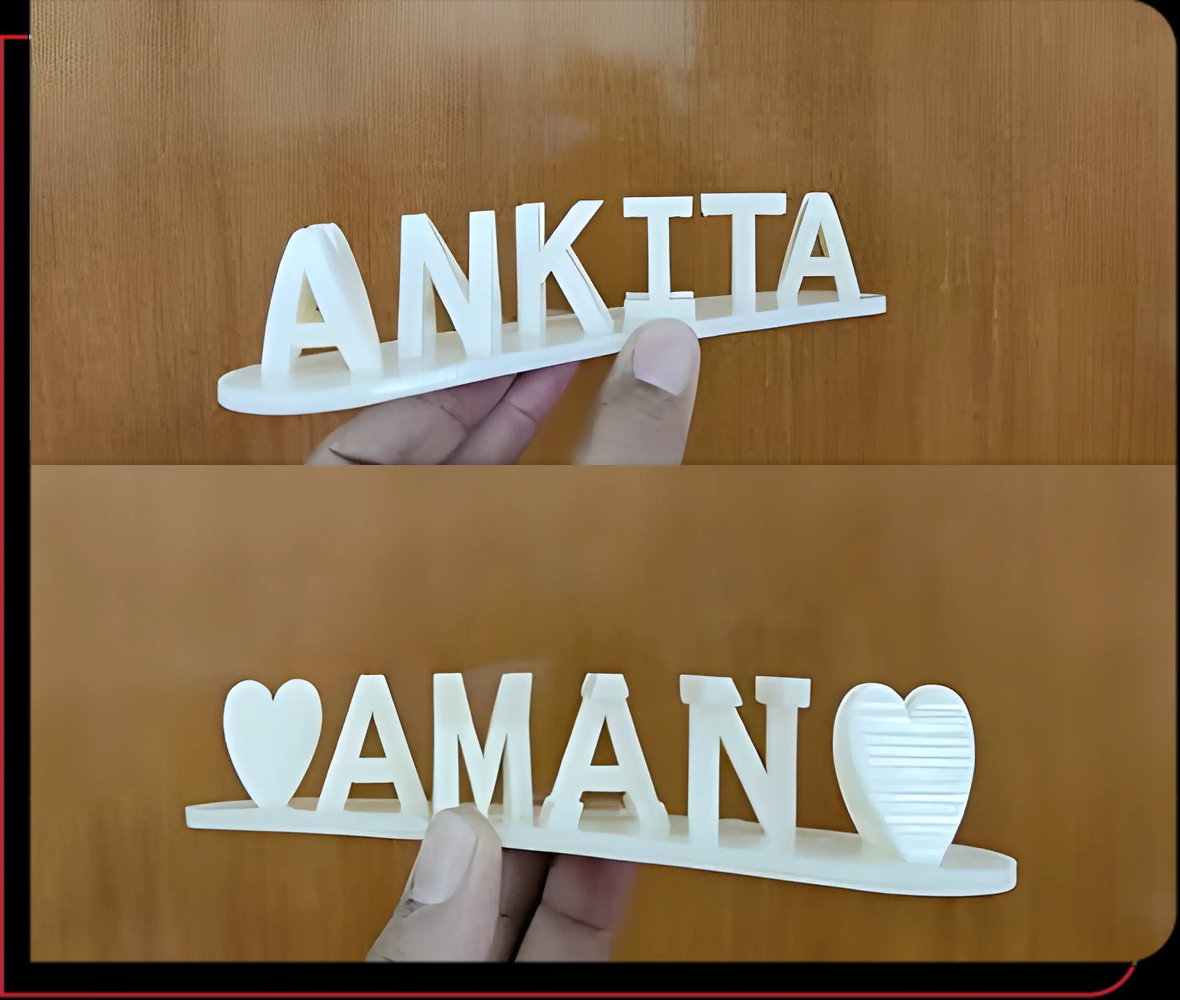 3D Flip Names